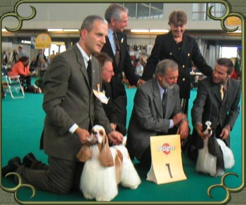 Elena & Adolfo with the FCI World Champions 2002